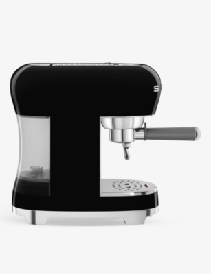 SMEG: Stainless-steel espresso machine with steam wand