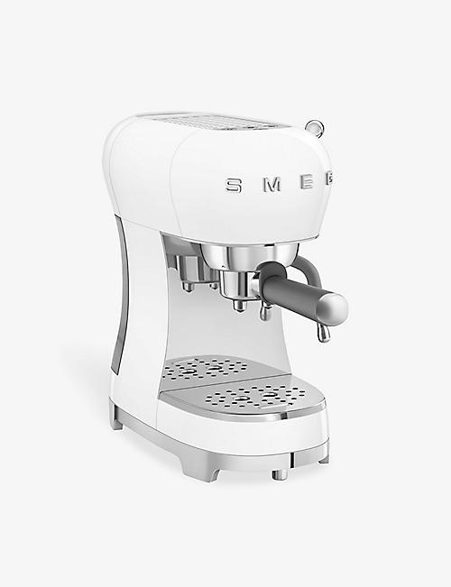 SMEG：不锈钢咖啡机带蒸汽管