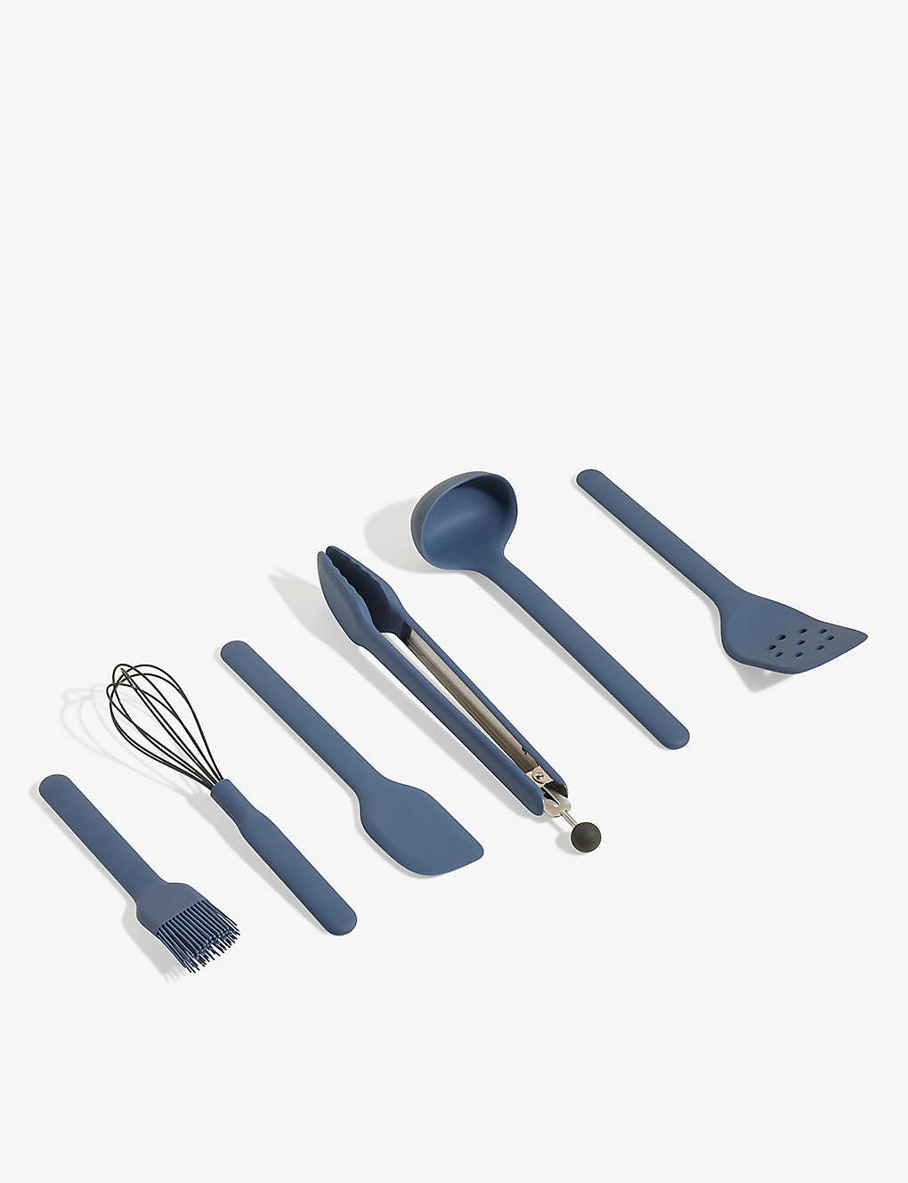 Our Place Blue Salt Essentials Silicone Utensils Set Of Six