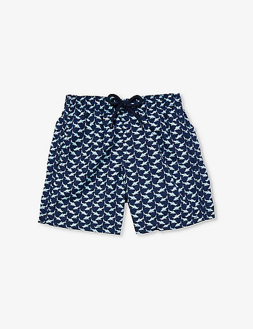 VILEBREQUIN: Shark brand-patch swim shorts