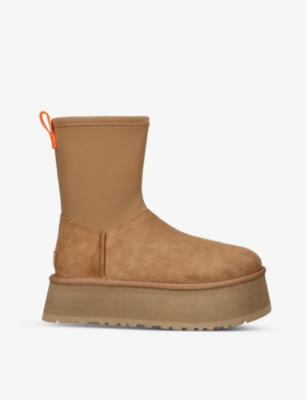 UGG: Classic Dipper suede and rubber boots