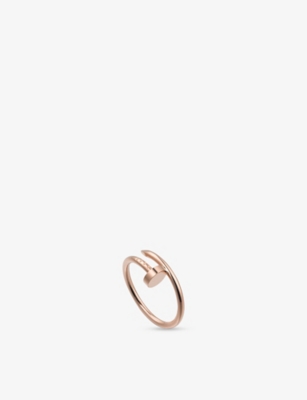 CARTIER: Juste un Clou small 18ct rose-gold ring