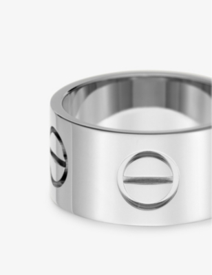 CARTIER: LOVE 18ct white-gold ring