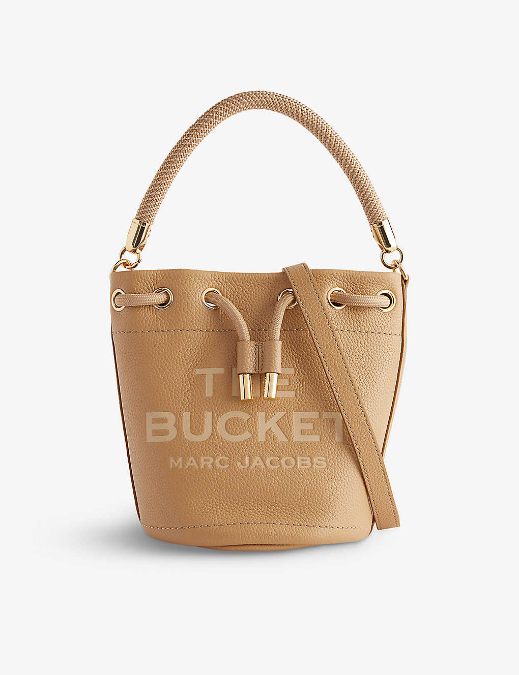 Marc Jacobs Womens Camel The Bucket Leather Bucket Bag