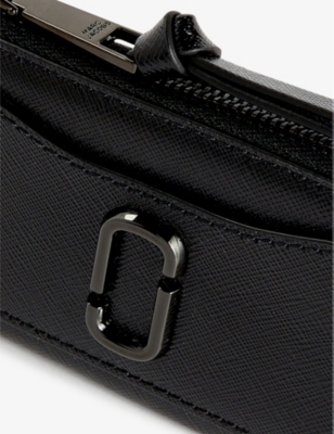 Shop Marc Jacobs Womens Black The Utility Snapshot Dtm Top Zip Multi Wallet