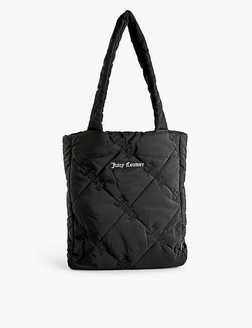 JUICY COUTURE: Villette quilted recycled-nylon tote bag