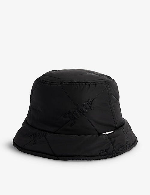 JUICY COUTURE: Quilted recycled nylon bucket hat