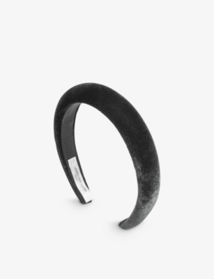 Jennifer Behr Womens Black Tori Velvet Headband