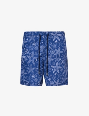 VILEBREQUIN: Moorea graphic-print swim shorts