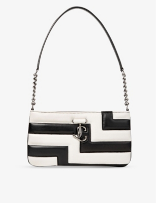 JIMMY CHOO: Avenue Slim quilted-leather shoulder bag