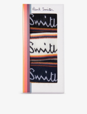 PAUL SMITH: Sport cotton-blend socks pack of three