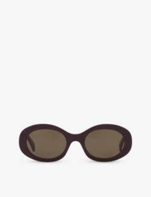 Celine Cl40194u Sunglasses In Brown