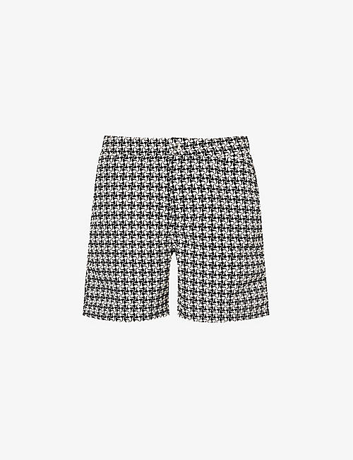 PAUL SMITH: Tessellate graphic-print recycled-polyester swim shorts