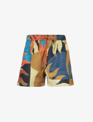 Paul Smith Mens Multi Ps Sun Print Swim Short