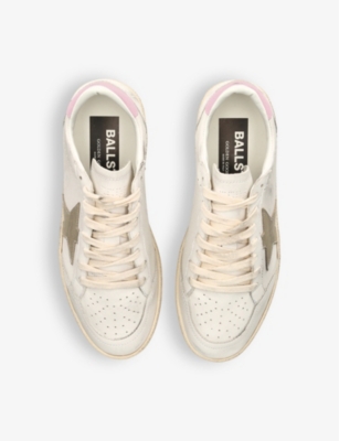 Golden Goose Db Ball Star Sneakers White/orchid In White/oth