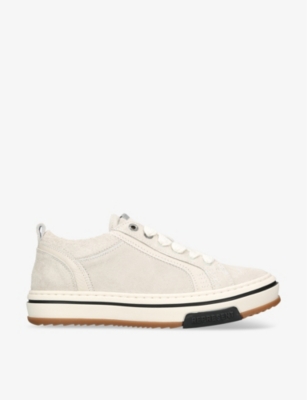 Shop Represent Men's Beige Htn Chunky-lace Woven Low-top Trainers