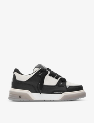 Expensive black outlet trainers