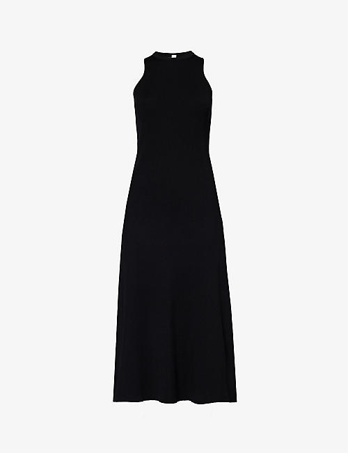CFCL: Portrait slim-fit recycled polyester-blend knitted midi dress