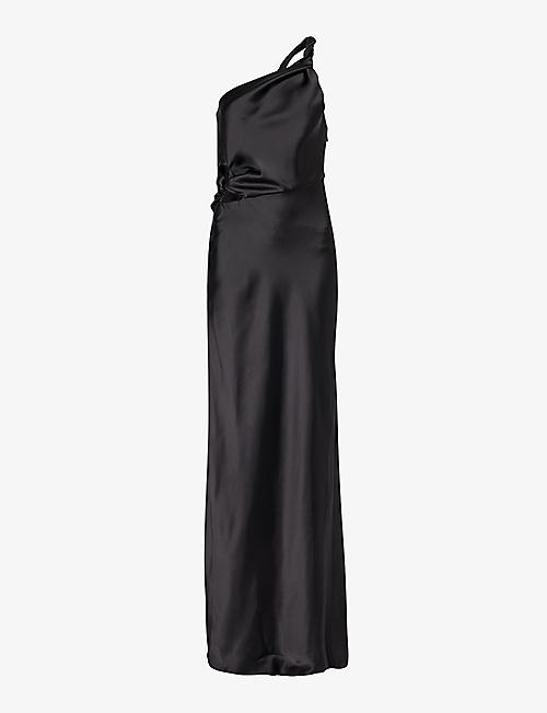 CAMILLA AND MARC: Senara one-shoulder recycled-polyester maxi dress