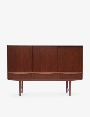 VINTERIOR: Pre-loved 1960s Danish teak-wood sideboard 122cm x166cm