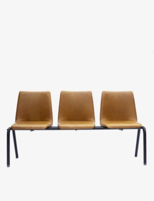 VINTERIOR: Pre-loved 1980s conjoined vinyl chairs 80cm x 146cm