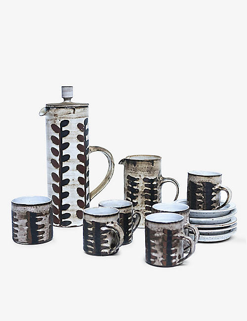 VINTERIOR: Pre-loved Briglin 1960s ceramic pottery coffee set