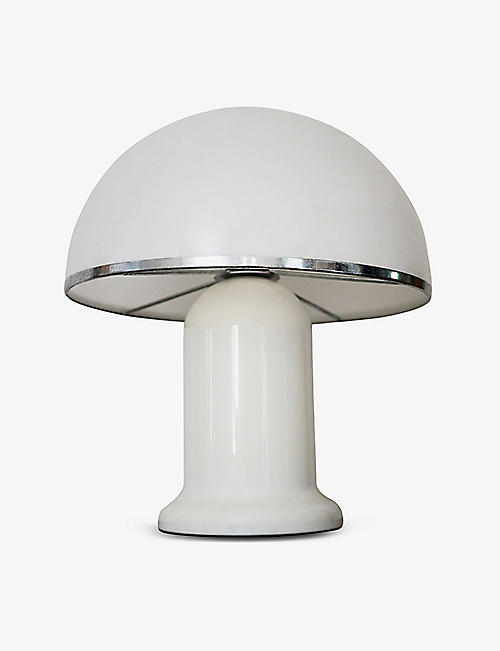 VINTERIOR: Pre-loved mushroom plexiglass table lamp 46cm