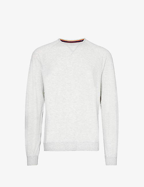 PAUL SMITH: Brand-patch stretch-jersey sweatshirt