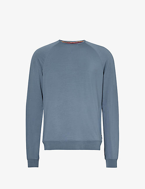 PAUL SMITH: Harry brand-patch relaxed-fit stretch-jersey sweatshirt