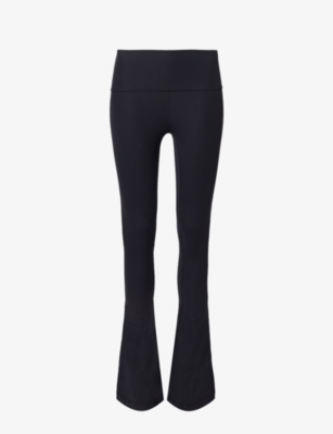 lululemon athletica, Pants & Jumpsuits, Lululemon Groove Pant Size 6 Us  Charcoal Grey Pink Flare Leggings Reversible