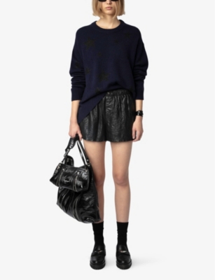ZADIG&VOLTAIRE: Markus star-intarsia cashmere-blend jumper