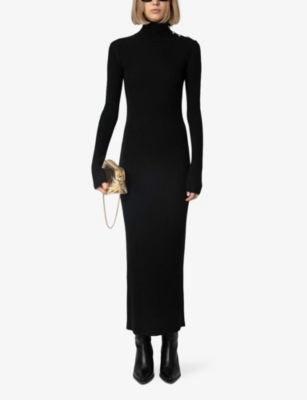 Zadig & Voltaire Mireille Dress In Noir