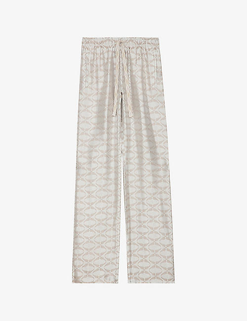 ZADIG&VOLTAIRE: Pomy drawstring-waist jacquard woven trousers