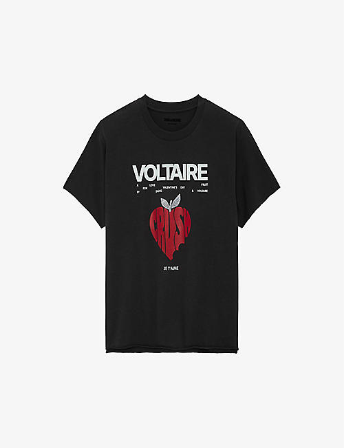 ZADIG&VOLTAIRE: Tommer graphic-print short-sleeve cotton T-shirt