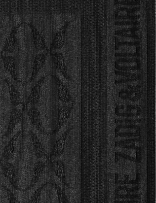 Glenn brand-print metallic-woven scarf
