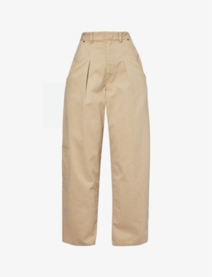 Isabel Marant Lenadi Straight Jeans In Beige
