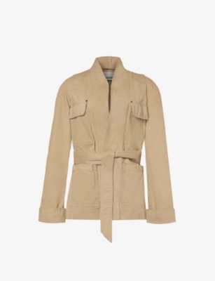 Isabel Marant Beige Cotton Loetiza Casual Jacket In Beige