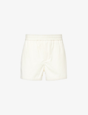 BOTTEGA VENETA: Elasticated-waist slip-pocket cotton-twill shorts