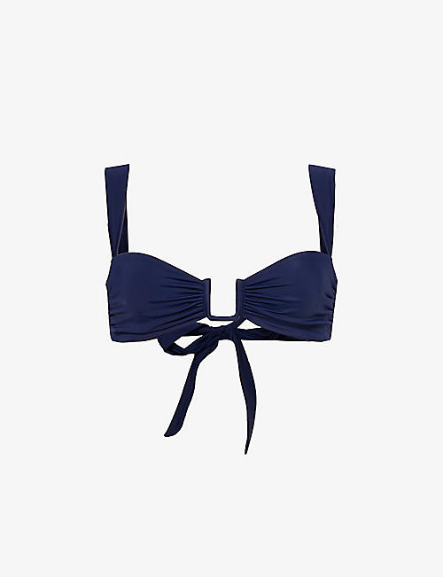 AWAY THAT DAY: Cannes recycled polyamide-blend bikini top
