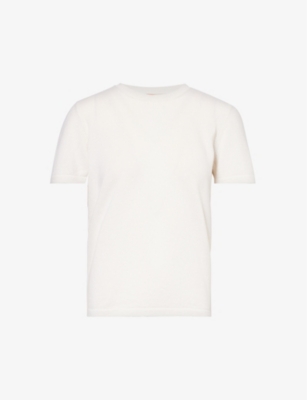 BARRIE: Barrie x Sofia Coppola round-neck cashmere and silk-blend T-shirt