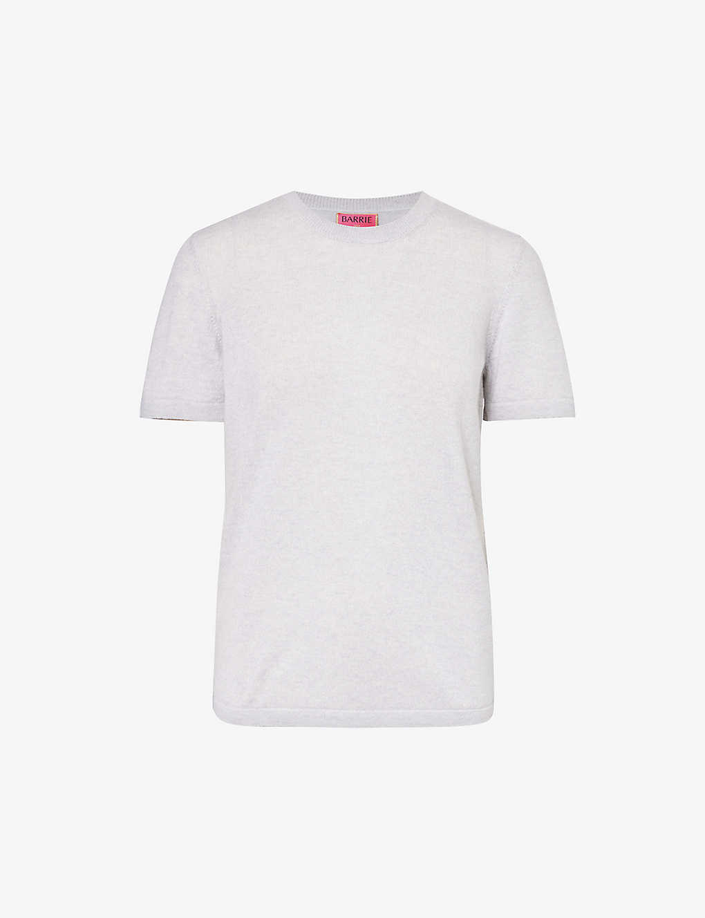 Barrie Womens Potash X Sofia Coppola Round-neck Cashmere And Silk-blend T-shirt