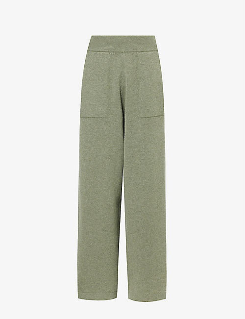 BARRIE: Barrie x Sofia Coppola straight-leg high-rise cashmere trousers