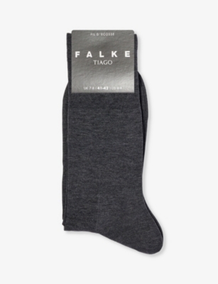 FALKE: Tiago branded-sole stretch-organic-cotton blend socks