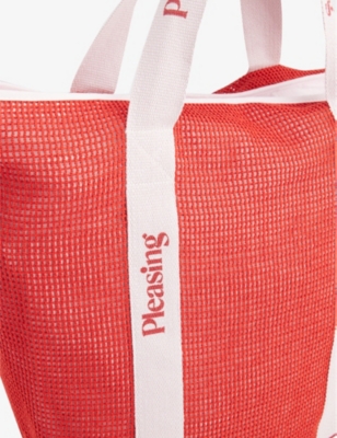 Shop Pleasing Pink Red 2.0 Organic-cotton Tote Bag