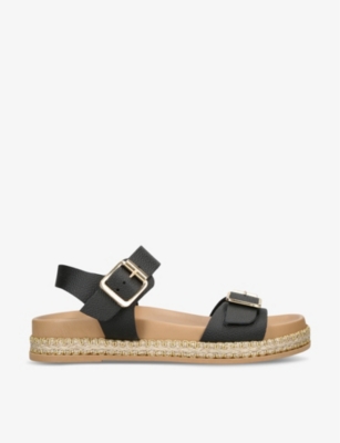 CARVELA COMFORT: Sun down logo-embellished leather sandals