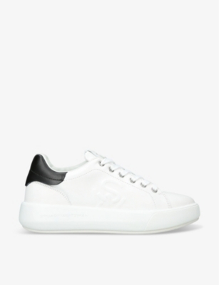 Stuart Weitzman Courtside Sneaker In White/comb