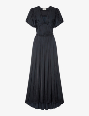ZADIG&VOLTAIRE: Reina short-sleeved satin maxi dress