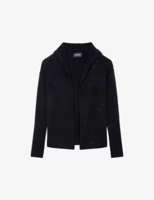 ZADIG&VOLTAIRE: Cosany crystal-embellished cashmere cardigan