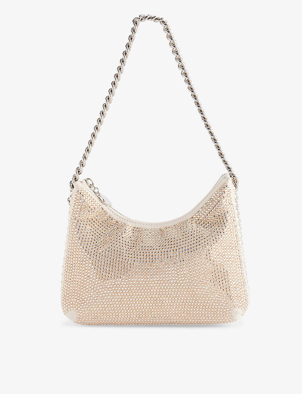 Stella Mccartney Womens Honey Falabella Crystal-embellished Woven Shoulder Bag