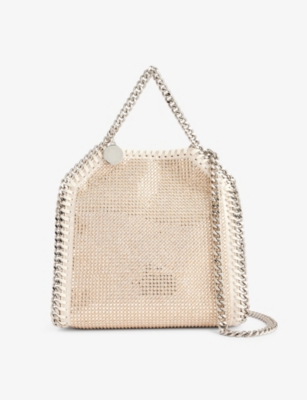 STELLA MCCARTNEY: Falabella tiny woven shoulder bag